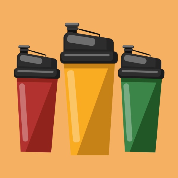 water sippers vector color illustration
