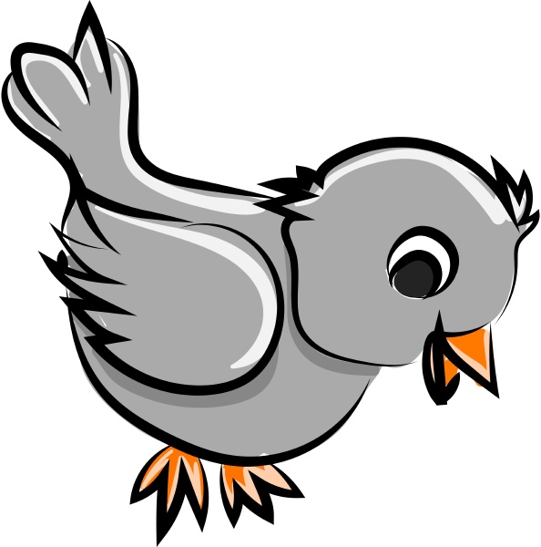 small bird illustration vector
