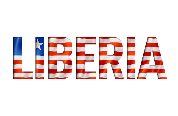liberian flag text font