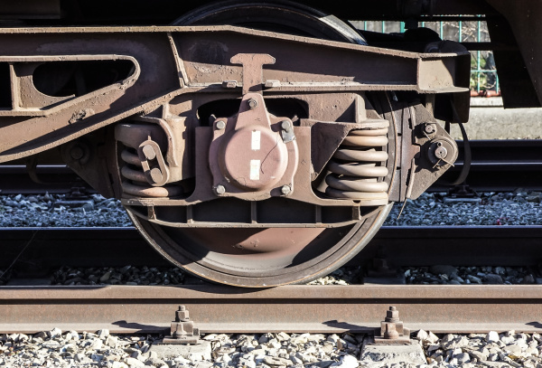 wheel pair from a freight car