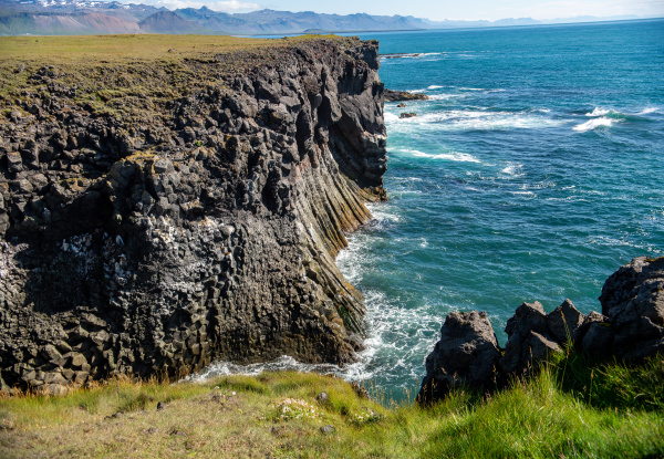 the cliffs between arnarstapi and hellnar