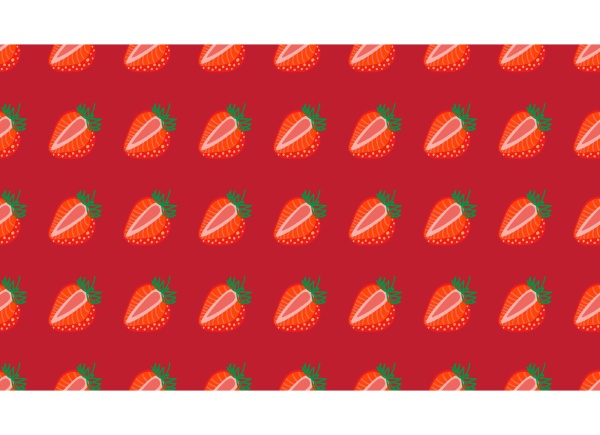 seamless pattern of strawberrys virtual background