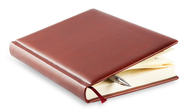 diary with mortgaged pen