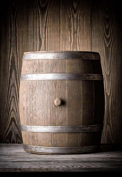 old, brown, wooden, barrel - 28278783