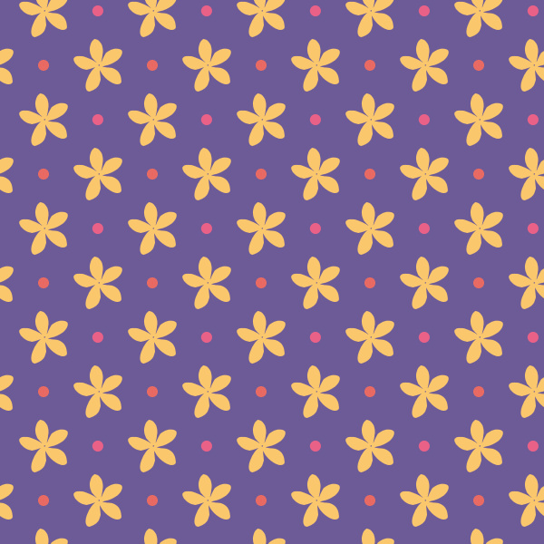 ultra, violet, seamless, pattern, with, flowers - 28278812