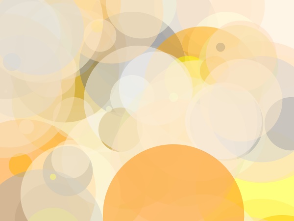 abstract, grey, orange, yellow, circles, illustration - 28280524