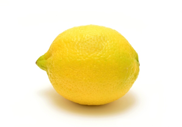 whole, lemon, on, white, background - 28280106