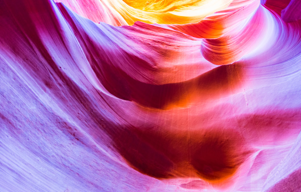 antelope canyon in the navajo reservation
