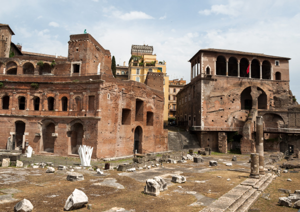 the ruins of trajan s market