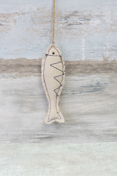 fish on distressed wood background