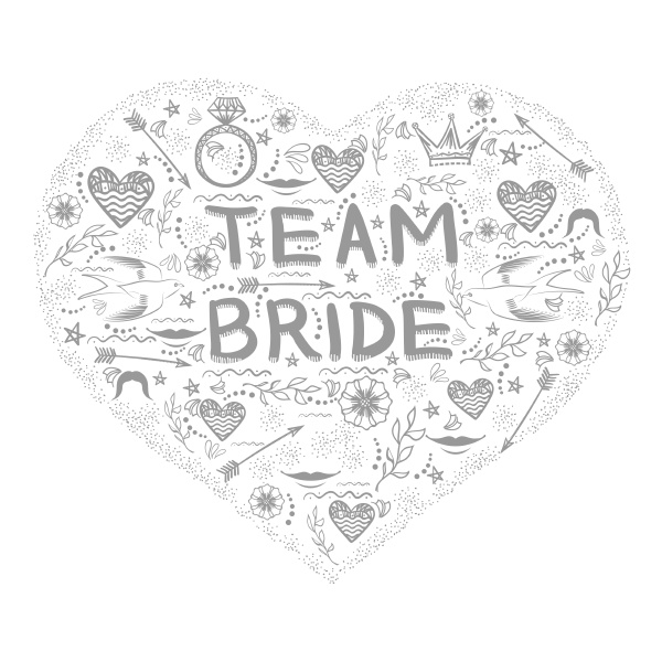 bachelorette party team bride text