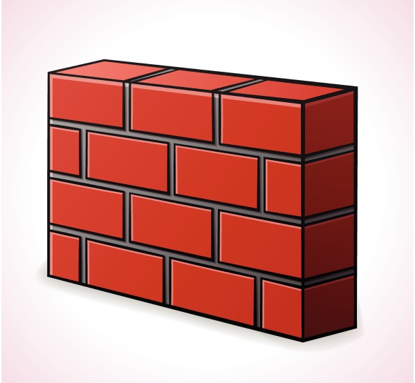 Vector illustration of brickwall design - Royalty free image #28532214 ...