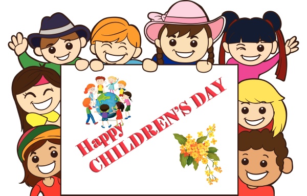 children day celebrate the party with