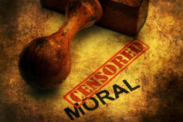 censored moral grunge concept