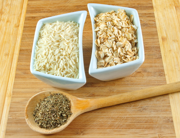 rice oats and herbs