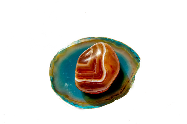 california turquoise and polished agate
