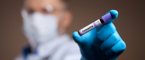 young doctor against new coronavirus 2019