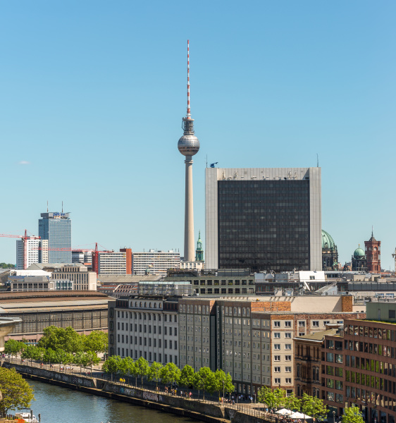 cityscape of berlin germany