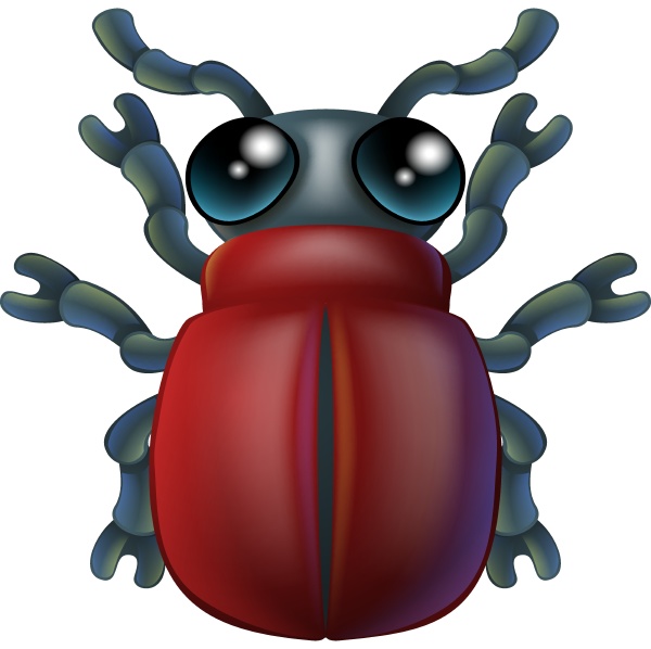 cartoon insect bug character