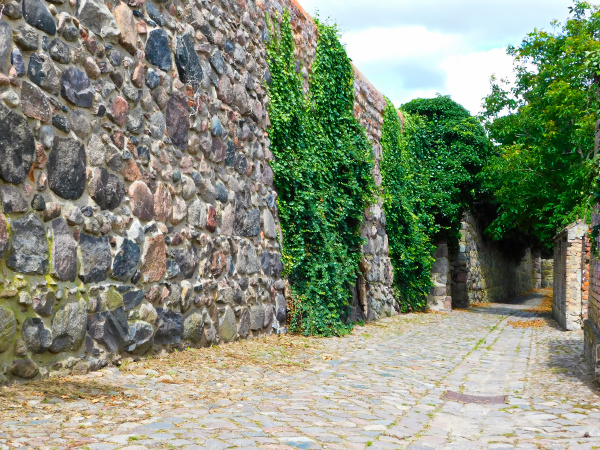 historic city wall from the 13th