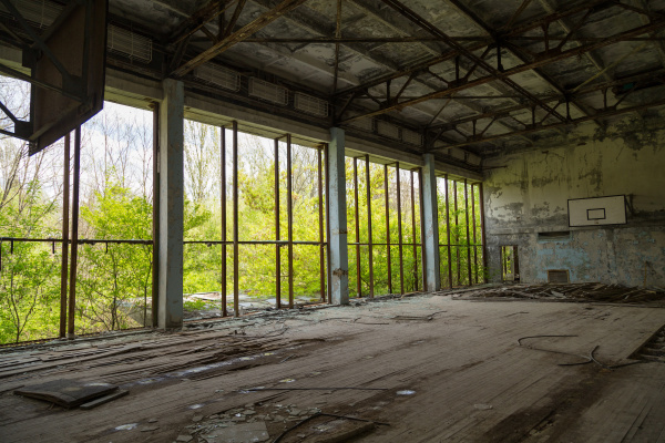 gym in chernobyl