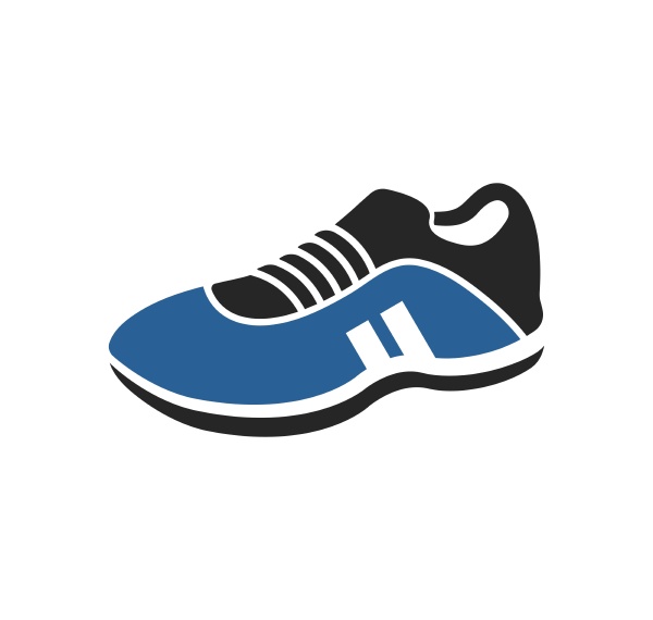shoes icon logo vector illustration design