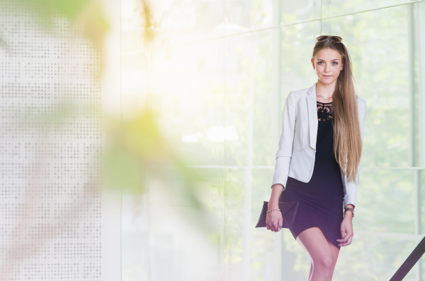 portrait of young businesswoman
