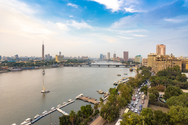 egypt cairo nile with