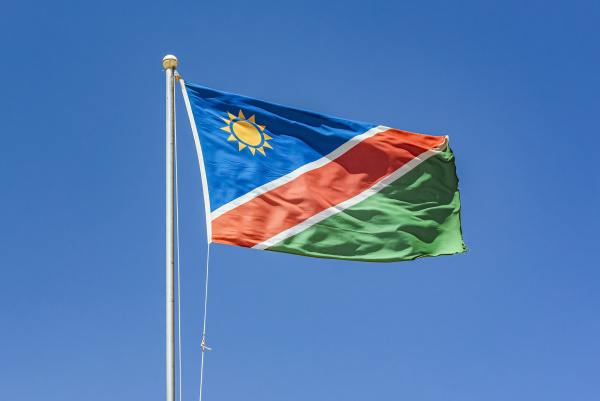 flag of namibia etosha national