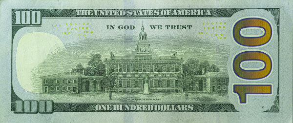 one hundred dollar bill 2