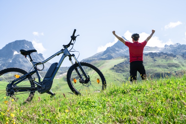 e bike mountain bicycle in austria