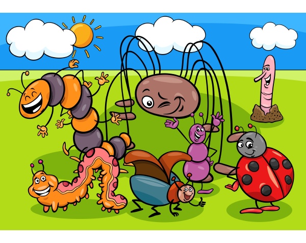 funny insects and bugs cartoon characters group - Royalty free photo #28820752 | PantherMedia Stock Agency funny insects and bugs cartoon characters group - Royalty free photo #28820752 | PantherMedia Stock Agency