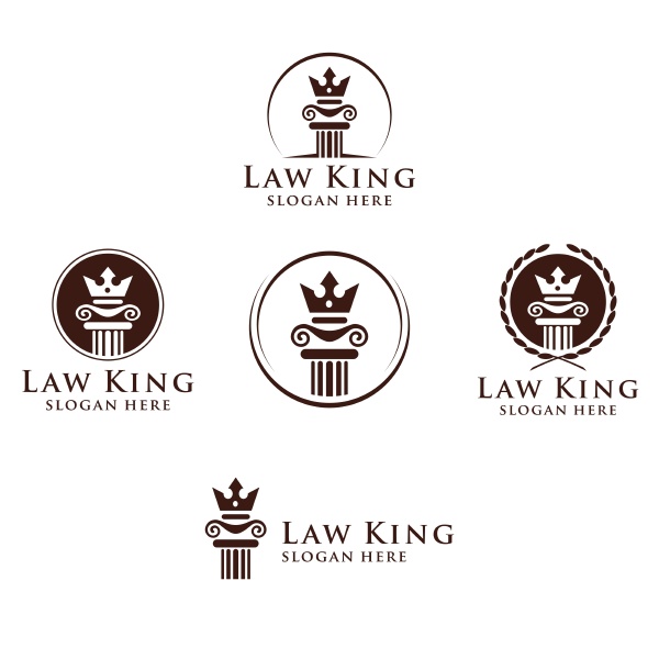 law and attorney firm vector logo