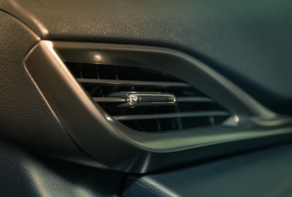 air vent in car interior on