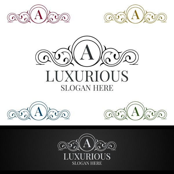 luxurious royal logo for jewelry