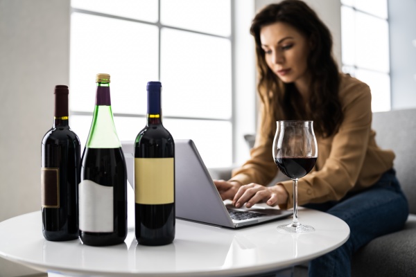 virtual wine tasting dinner event