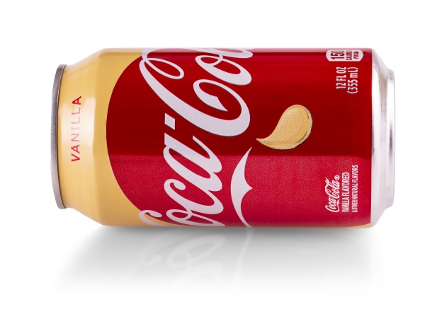 coca cola vanilla can of