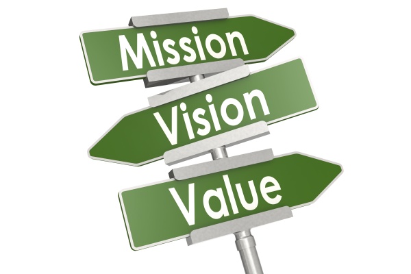 mission vision and value word