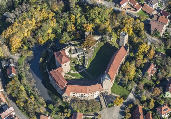 germany kapellendorf aerial view