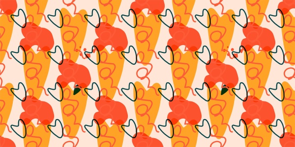 seamless pattern with hearts background