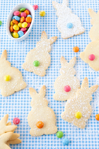 bunny shaped cookies