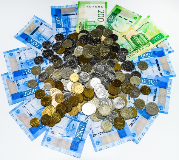 russian banknotes and coins a