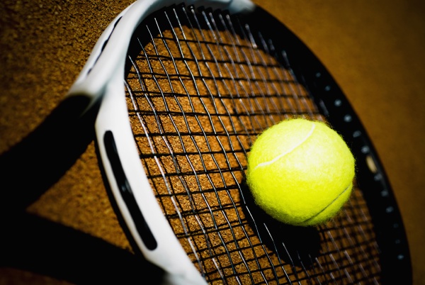 close up of a tennis ball