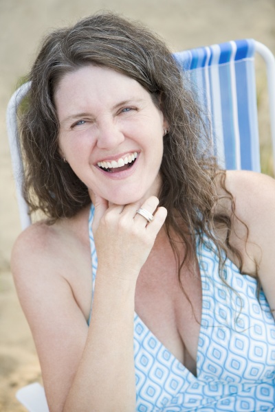 portrait of a mature woman smiling
