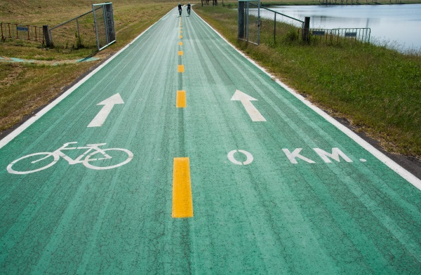 green bike lanes
