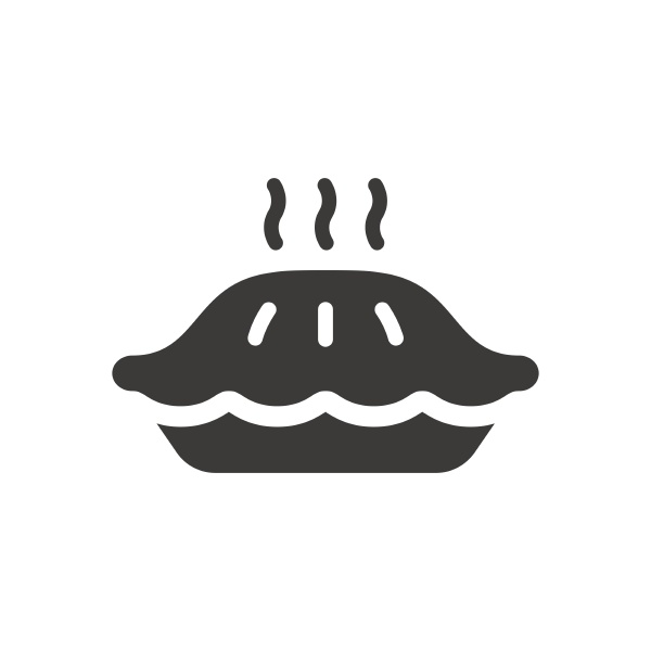 pie simple black icon