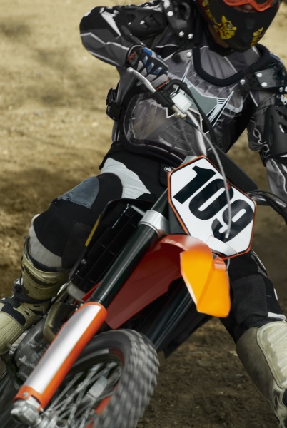 close up of a motocross rider