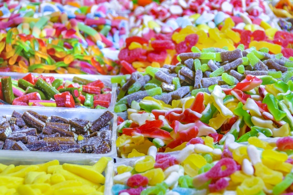 candies at jerusalem market israel