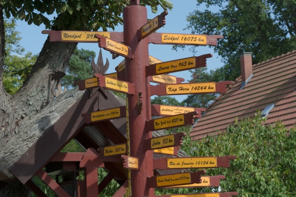 signpost in front of the amber