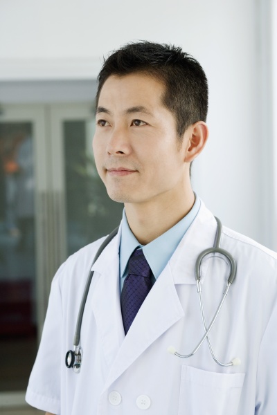 close up of a male doctor